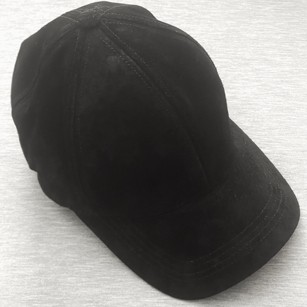 Olive & Pique Genuine Suede Baseball Cap